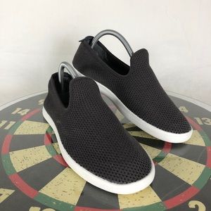 ALLBIRDS TREE LOUNGERS TL Women 9 Charcoal Gray Slip On Comfort Loafers Shoes.